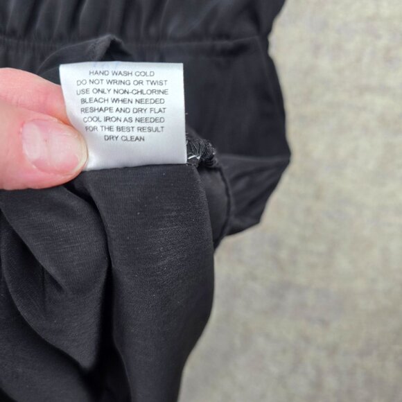 Pink Republic Womens Black Short-Sleeve Dress With Pockets Polyester Size M - Picture 6 of 8